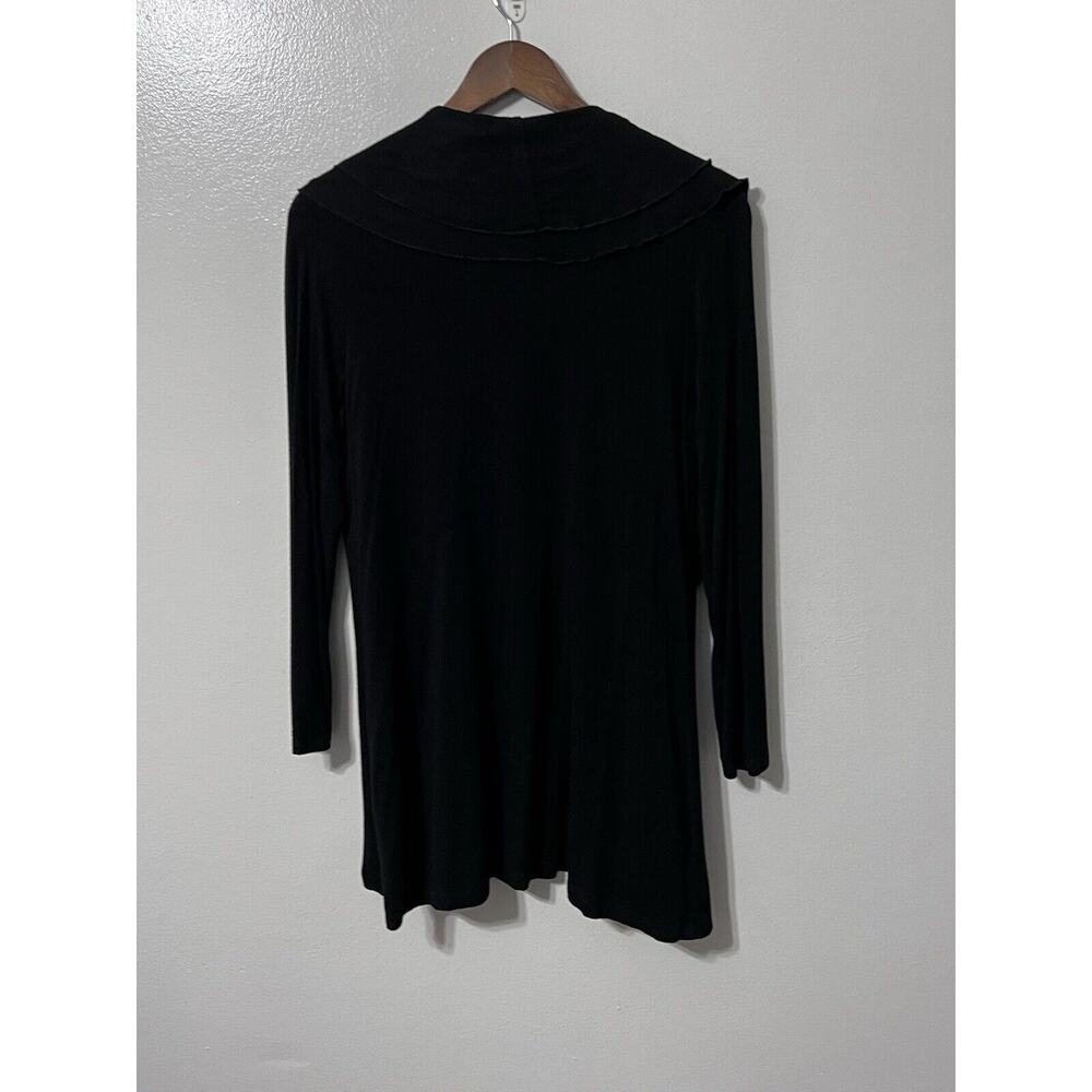 Y2K Black Goth Fairy Ruffle frilly Cardigan Large Whimsigoth Fairygrunge Soft - Picture 8 of 14
